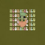 Retro NICU Leprechaun T-Shirt - Image 8